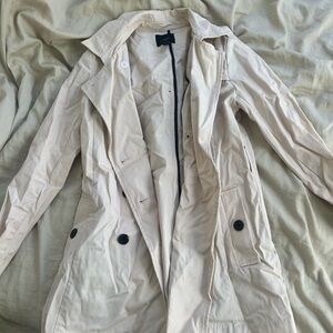 Women's Cream Trench Coat